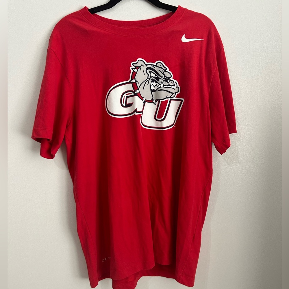 Men's The Nike Nike Red Gonzaga Bulldogs Performance Short Sleeve T-Shirt-Large